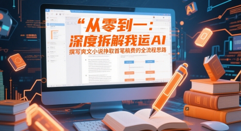 从零到一：深度拆解我运用AI撰写爽文小说挣取首笔稿费的全流程思路_久创网