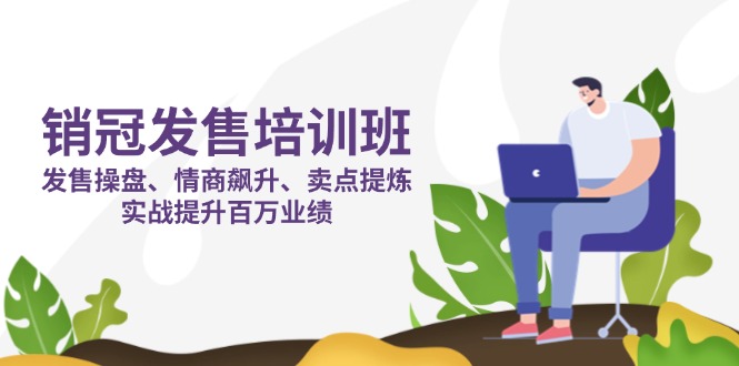 销冠 发售培训班：发售 操盘+情商 飙升+卖点 提炼，实战提升百万业绩_久创网