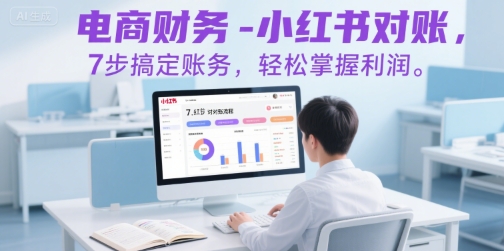 电商财务-小红书对账，7步搞定账务，轻松掌握利润_久创网