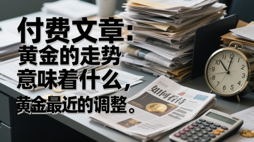 付费文章：黄金的走势意味着什么，如何看待黄金最近的调整_久创网