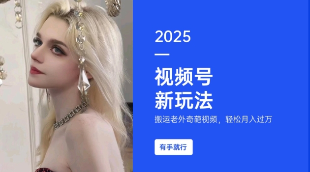 搬运老外奇葩视频，撸视频号分成计划收益，每天只需一小时，新手小白轻松月入过W_久创网