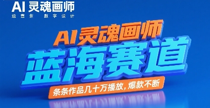 AI灵魂画师，蓝海赛道，条条作品几十W播放，爆款不断_久创网