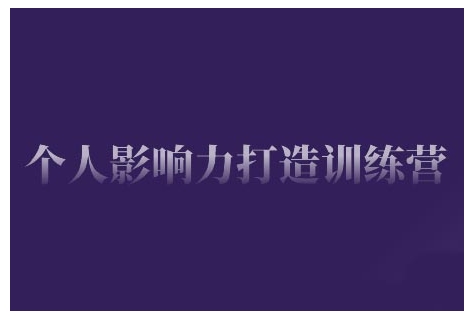 个人影响力打造训练营，掌握公域引流、私域运营、产品定位等核心技能，实现从0到1的个人IP蜕变_久创网