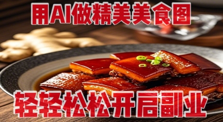 用AI做精美美食图，无需专业设备拍摄，轻轻松松开启副业_久创网