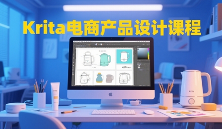大梦老师·Krita电商产品设计课程_久创网