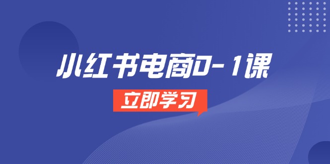 小红书电商0-1课，开店选品全流程，多平台素材处理与爆款笔记制作_久创网