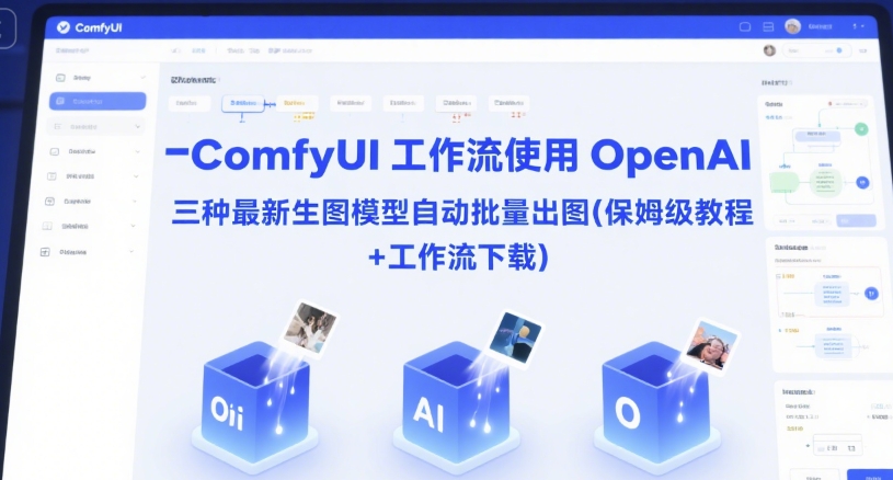 ComfyUI 工作流使用 OpenAI 三种最新生图模型自动批量出图(保姆级教程+工作流下载)_久创网