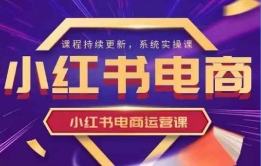 小红书电商运营实操课，​新手从0~1落地实操_久创网