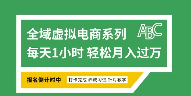 全域虚拟电商变现系列，通过平台出售虚拟电商产品从而获利_久创网