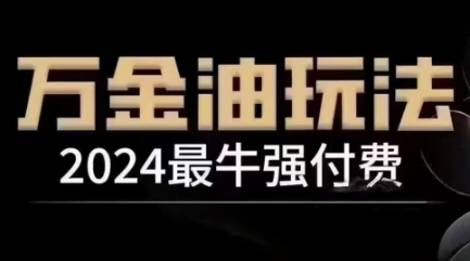 2024最牛强付费，万金油强付费玩法，干货满满，全程实操起飞(更新25年04月)_久创网