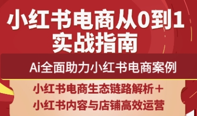 天诺老吴·2025小红书电商全链路运营_久创网