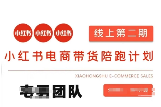 小红书电商带货课2期，月利润20个的小红书电商的有货源，无货源，虚拟产品，付费投流等整套玩法_久创网
