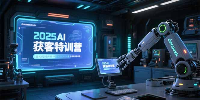 2025AI获客特训营，AI图文视频全制作，deepseek工具实操教学_久创网