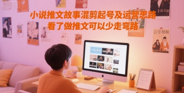小说推文故事混剪起号及运营思路，看了做推文可以少走弯路_久创网